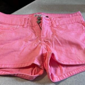 SO Women's Vibrant Pink Jean Shorts